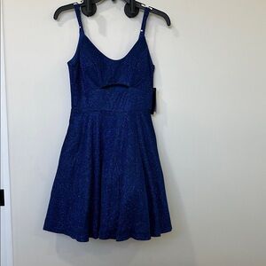 Macy’s City studio blue sparkly dress